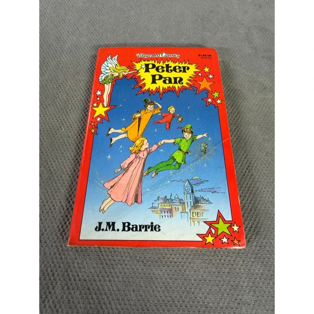 Peter Pan J.M. Barrie Illustrated Classics Kidsbooks 1991 Paperback Vintage